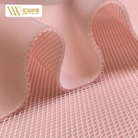 Tejido de malla 3D transpirable, resistente a la abrasión, ligero e impermeable, tejido por punto por urdimbre, para lenguetas y partes superiores de calzado, fabricante de origen.