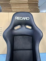 Sièges baquet de course universels RECARO SR3 en suède bleu, avec rails à double verrouillage, pour usage automobile – Vente chaude
