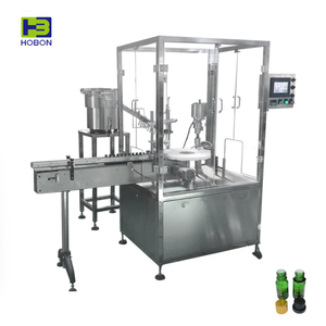 Máquina Eléctrica Semiautomática <span class=keywords><strong>para</strong></span> Tapar y Llenar Botellas de Plástico de 2 oz y Goteros de 50 ml, con Sistema de Sellado Automático de Cartuchos de 3 ml - Product Image 1