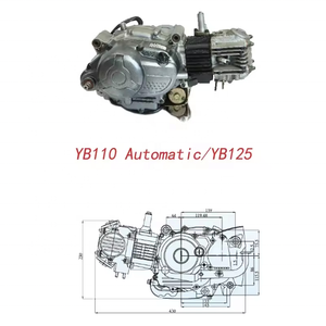 CQJB Zongshen YB115 YB110 YB125 Moteur Petit <span class=keywords><strong>125</strong></span> <span class=keywords><strong>Cc</strong></span> Moteur Turbo Chargeur pour Moto - Product Image 2