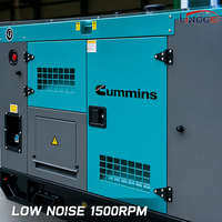 Générateur diesel super silencieux 15kW 20kW 25kW 30kW 40kW 1500 tr/min Triphasé 400V 50Hz Utilisation domestique ATS Commutateur de transfert automatique