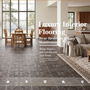 Suelo de Madera Multicapa de 800 mm, Resistente al Agua, con Incrustaciones Metálicas, Parqué de Roble de 15 mm de Grosor, Moderno, para Sala de Estar, Exteriores y Parques - Product Image 5