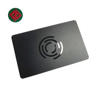 Codificación negra personalizada RFID tarjetas de visita etiqueta regalo tarjeta de control de acceso plástico PVC NFC Java Google Play tarjeta de identificación