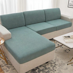 غطاء كنب مخملي مرن قابل للتمدد حديث، قابل للغسل في الغسالة، مقاس مخصص، نمط مريح للأرائك المجزأة، يزين مقعد الكنبة بنسبة 96% - Product Image 5