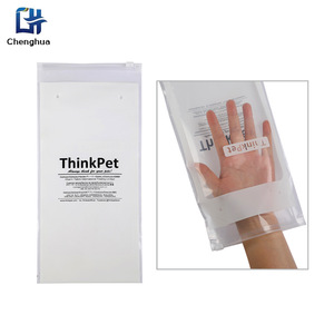 Pe Zipper Bags Transparent Rectangle Food Storage Multipurpose Sealing Bags With Long Zip Closure For Home And Kitchen Use - Product Image 3