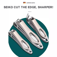 Offre Spéciale 1/2 en 1 ensemble de manucure en acier inoxydable ensemble de coupe-ongles Kit de toilettage outils de coupe-ongles pour la maison