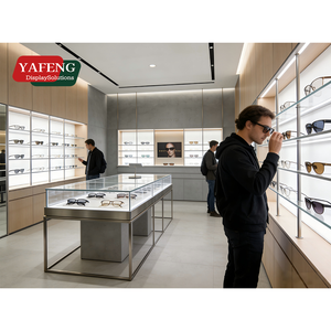 Diseño <span class=keywords><strong>de</strong></span> Muebles Personalizados para Ópticas, Exhibidores Modernos para Gafas, Vitrinas para Lentes <span class=keywords><strong>de</strong></span> Sol, Gabinetes <span class=keywords><strong>de</strong></span> Exhibición Óptica - Product Image 1