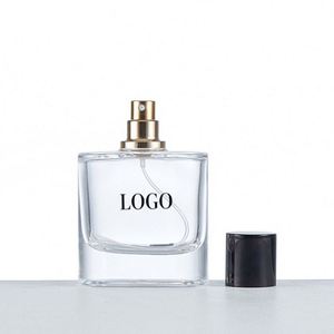 30ml 100ml Luxury Irregular <b>Empty</b> Flat Unique Spray Fragrance Bottle Clear Refillable Amber Perfume Glass Bottle With Brown <b>Box</b> - Product Image 1