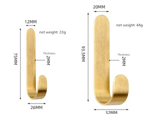 Tường Cửa Gắn Dính Chính Đồng Chủ Hook - Product Image 2