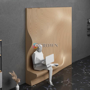 Shop Pull Curved Arc Shop <strong>Soso</strong> Villa Design Wall Emporium Pull Curved Arc Shop Wall Design Cozy Shop OEM - Product Image 6