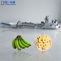 Ligne de production automatique de chips de banane plantain, ligne de production de tranches de banane frites, ligne de production de chips de banane très demandée