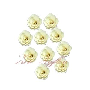 Chapelet artisanal en fleurs de lotus et roses séchées blanchies, style moderne, décoration de mariage, respectueux de l'environnement, ZENX Cart - Product Image 1