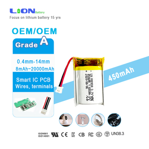 Baterías <span class=keywords><strong>de</strong></span> Iones <span class=keywords><strong>de</strong></span> Litio <span class=keywords><strong>de</strong></span> Larga Duración con PCB para Automóviles y Relojes Inteligentes, Batería Recargable <span class=keywords><strong>de</strong></span> Iones <span class=keywords><strong>de</strong></span> Litio 802030 3.7V 400mAh - Product Image 1