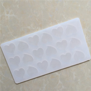 Decoración de corazón de azafrán, herramientas de Fondant, moldes de pastel de silicona para regalo de San Valentín, modelado de Chocolate, OEM/ODM, bienvenida - Product Image 2