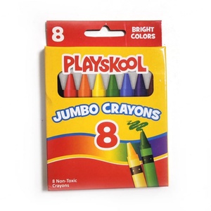 Wholesale 8 Bright Colors Safety Wax Crayons for Kids Artist <b>Drawing</b> Set - Product Image 1