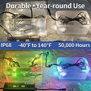 Vĩnh viễn Đèn Ngoài Trời nhôm Wifi điều khiển màu duy nhất RGBW 12V <span class=keywords><strong>pixel</strong></span> <span class=keywords><strong>LED</strong></span> ánh sáng <span class=keywords><strong>LED</strong></span> vĩnh viễn Đèn Ngoài Trời - Product Image 4