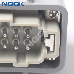 HDC-HE-010-02S <span class=keywords><strong>10</strong></span> <span class=keywords><strong>Pin</strong></span> Bề Mặt Được Gắn Ổ Cắm Nặng Kết Nối Với 2 Đòn Bẩy - Product Image 5