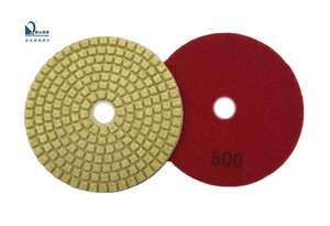 Reçine zımpara yuvarlak şekil 80mm/100mm granit mermer parlatma pedleri - Product Image 6
