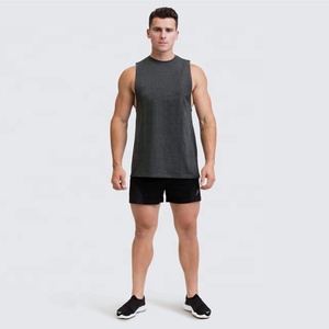 Wholesale Men's Custom Made Tank Top Quick Dry Sleeveless Breathable Training <b>Running</b>/Gym/Workout Tank Vest <b>Singlet</b> - Product Image 1