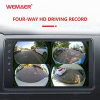Caméra de recul CCD étanche Full HD 1080P ADAS 360° vue à vol d'oiseau pour Benz BMW Hilux Elantra Santa Fe
