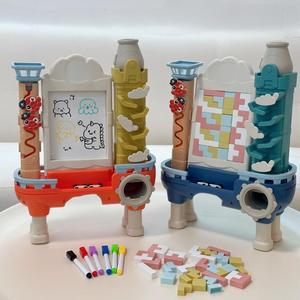 Juego educativo para niños multifuncional 4 en 1 <span class=keywords><strong>Barco</strong></span> <span class=keywords><strong>Pirata</strong></span> 3D bloques rusos máquina rompecabezas tablero <span class=keywords><strong>de</strong></span> <span class=keywords><strong>dibujo</strong></span> - Product Image 1