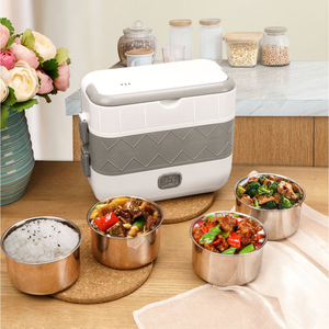 Hộp cơm giữ nhiệt điện di động 2L, có hai lớp giữ nhiệt - Product Image 2