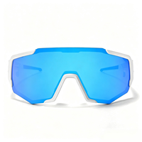 Lunettes de soleil polarisées anti-vent, anti-lumière bleue, avec verres miroir UV400, pour le cyclisme, la randonnée, la pêche, la course à pied et les sports de plein air