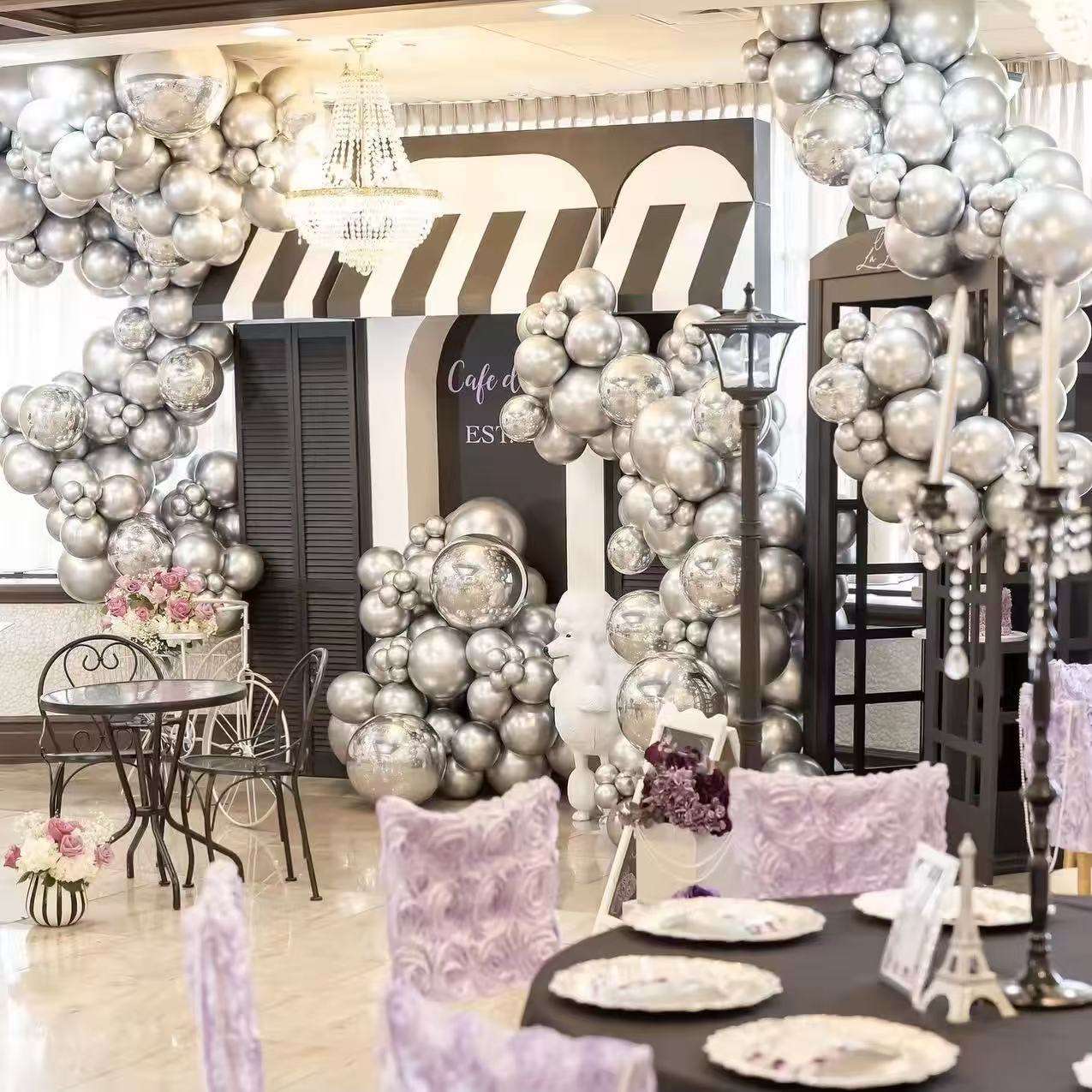 Wholesale 5 10 12 18 Inch Metallic Party Balloon Glossy Multi-color Wedding Birthday Party Decoration Latex Balloons for Party