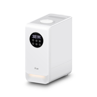 Humidificateur à ultrasons avec minuterie Fonction humidistatique Veilleuse et buse de brouillard à 360 degrés pour chambre à coucher