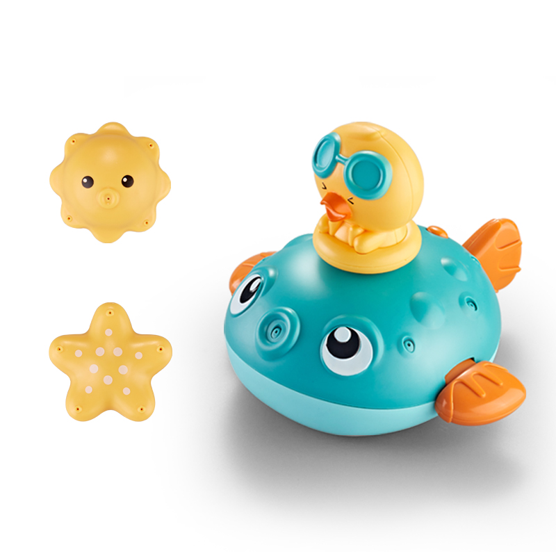 Для малышей игрушки для ванной распыления комплект ванной бассейна веселье globefish Мини Фонтан плавающая игрушка игрушки куртка из искусственной кожи для мальчиков и девочек