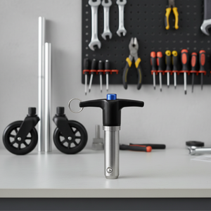 Poignée en T à haute précision avec goupille de verrouillage à dégagement rapide, longueur de la goupille 5 mm à 150 mm, poignée en T à dégagement rapide, personnalisée pour la salle de sport - Product Image 3