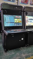 Borne d'arcade rétro de combat à monnayeur de 32 pouces, cadre métallique, machine de jeu vidéo classique Street Fighter, version anglaise, garantie 1 an