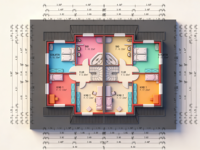 Villa modulaire préfabriquée en structure légère en acier personnalisée, design ignifuge et résistant au vent, construction de qualité pour la maison