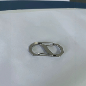 Mousqueton en forme de S en acier inoxydable 304, capacité de charge 20 kg, pour camping extérieur, porte-clés, breloque de sac à dos, léger et portable - Product Image 3