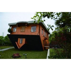 Cabaña de madera portátil para acampar al aire libre en todas las estaciones, estructura de acero y madera - Product Image 1