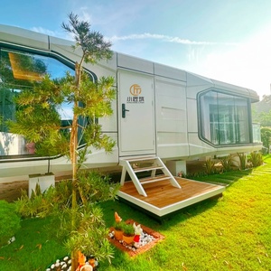 Phong Cách Châu Âu Khách Sạn Sang Trọng Ngủ Pod Prefab Di Động Nhỏ Container Giường Ngoài Trời Cabin Vật Liệu Thép Viên Nang Nhà Cho Biệt Thự - Product Image 6