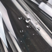 Feuille de PVC transparente flexible de 0,2 mm et 0,3 mm avec teinte bleue pour emballage et matériaux de sacs