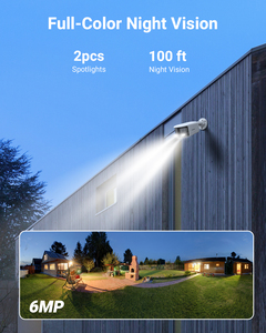 ANNKE FCD600, 2 Cámaras IP PoE con IA, Lente Dual de 6MP, Panorámica de 180 Grados, Audio Bidireccional, Luz Inteligente, IP67, Cámara de Red - Product Image 5