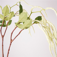 Guirlande de velours artificiel haut de gamme, longue, en forme de cascade, pour décoration florale de plafond de mariage et de scène