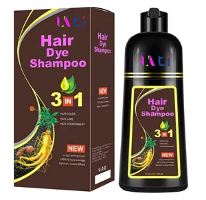 Großhandel Best sowohl Männer als auch Frauen Haar färbemittel Black Shampoo mit einer schwarzen Wäsche
