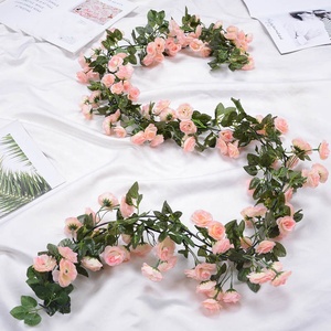 Offre Spéciale soie 69 artificielle Rosetta longue vigne pour le tuyau de plafond de mariage enveloppé de plantes vertes décoratives - Product Image 2