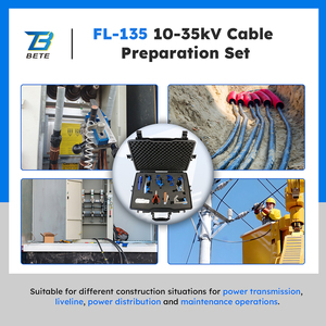 FL-135 35KV HV Cáp máy móc vũ nữ Thoát y công cụ thiết lập cho khác nhau lớp cáp với chamfer - Product Image 6