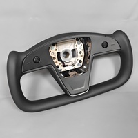 Volant de voiture sport chauffant en cuir, amélioré et adapté, pour Tesla Model 3 Model Y