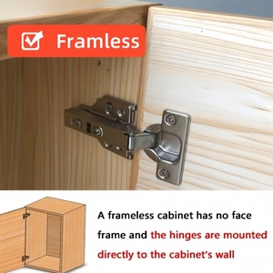 مفصلات أثاث حديدية بإغلاق ناعم للبيع بالجملة من المصنع، مناسبة لأبواب الخزائن الناعمة في المنازل والمكاتب والمدارس والمستشفيات - Product Image 5