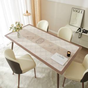 Tapis de bureau double face en cuir PVC Grand tapis de bureau en cuir imperméable pour ordinateur portable Tapis d'écriture - Product Image 6