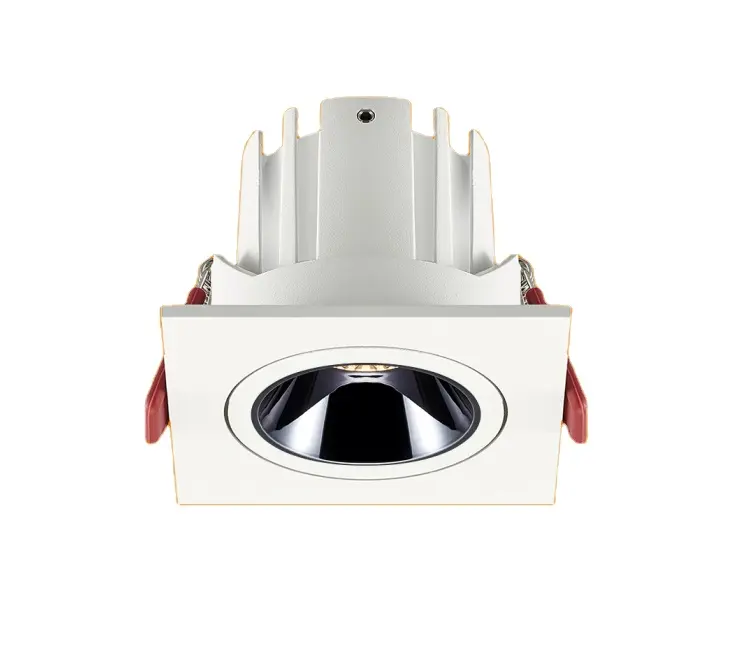 18Wアンチグレアショップモールライト調光可能新製品ダウンライトスクエアスポット照明埋め込み式LEDスポットライト