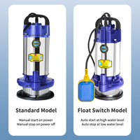 Pompe centrifuge submersible en acier inoxydable à haute pression et sortie stable, OEM pour usage domestique, puits et jets d'eau