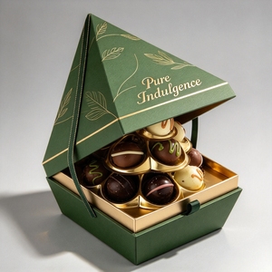 Boîte d'emballage personnalisée en forme <span class=keywords><strong>de</strong></span> sapin <span class=keywords><strong>de</strong></span> Noël pour biscuits au chocolat, boîte cadeau rigide en papier <span class=keywords><strong>de</strong></span> luxe pour biscuits et bonbons <span class=keywords><strong>de</strong></span> Noël - Product Image 5