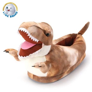 รองเท้าแตะแฟชั่นสำหรับผู้หญิงในบ้านฤดูหนาวรองเท้าแตะไดโนเสาร์หรูหรา - Product Image 5