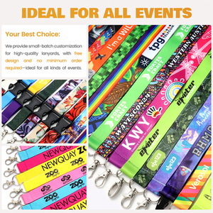 No Minimum Order Manufacturer Cheap Personalized Neck Tool Printing Polyester Sublimation <strong>Custom</strong> Lanyards With Logo <strong>Custom</strong> - Product Image 4